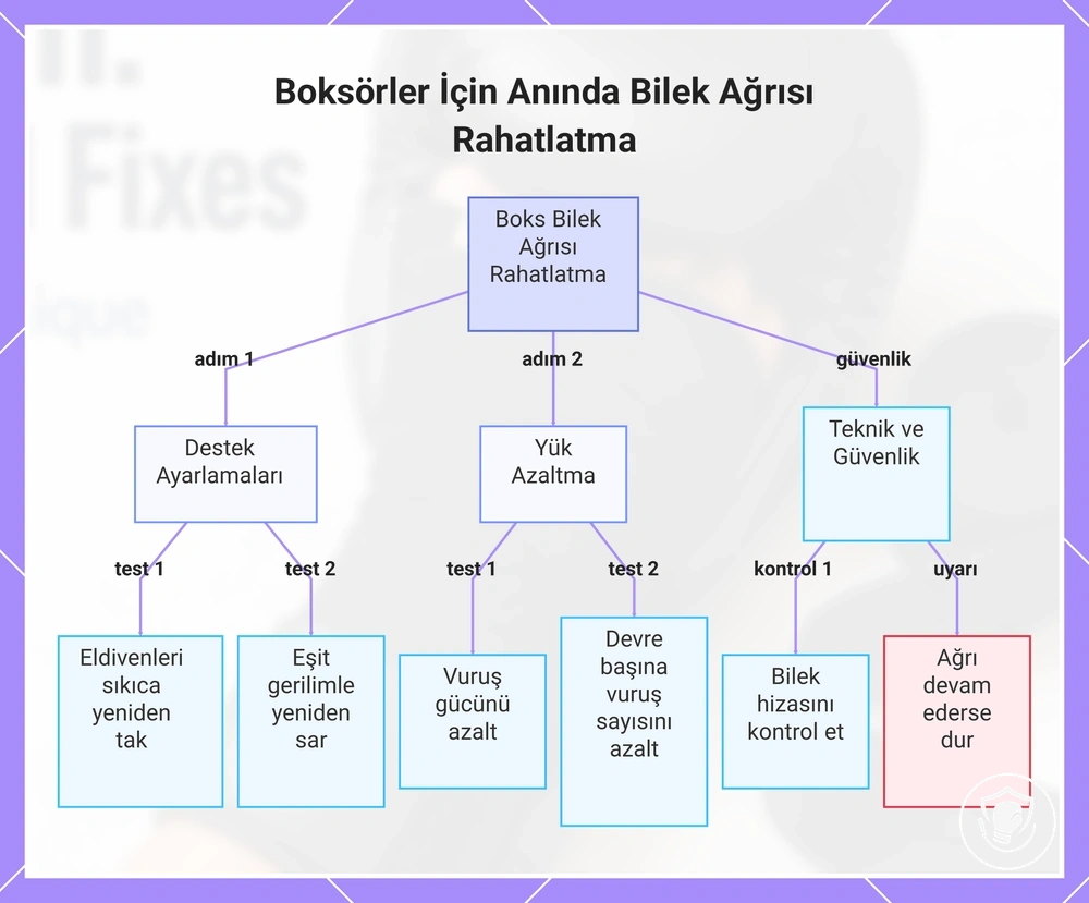 Boksörler İçin Anında Bilek Ağrısı Rahatlatma
