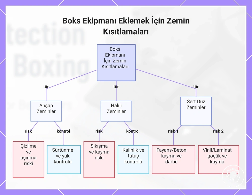Boks Ekipmanı Eklemek İçin Zemin Kısıtlamaları
