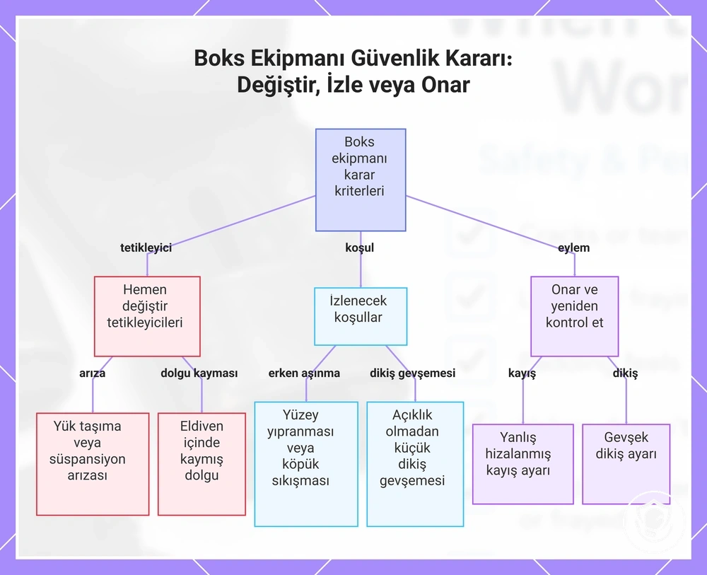 Boks Ekipmanı Güvenlik Kararı: Değiştir, İzle veya Onar
