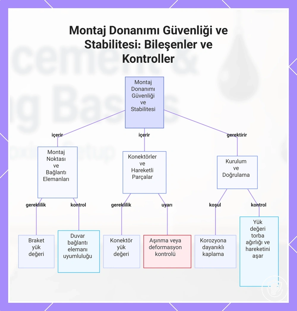 Montaj Donanımı Güvenliği ve Stabilitesi: Bileşenler ve Kontroller
