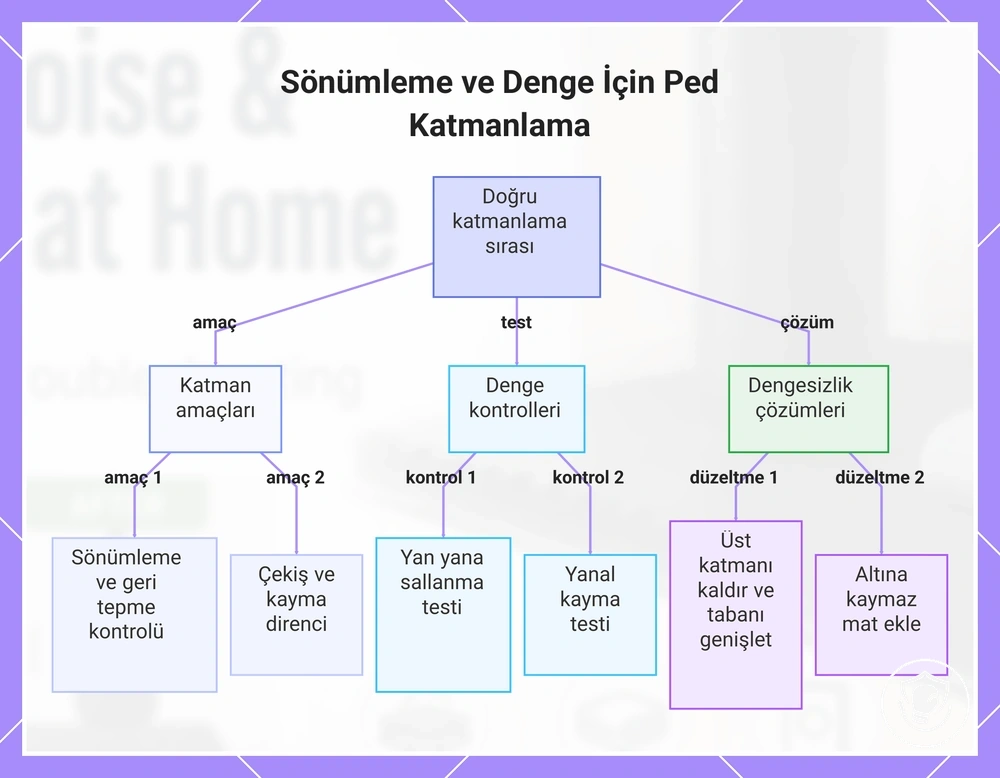 Sönümleme ve Denge İçin Ped Katmanlama