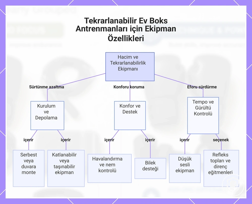 Tekrarlanabilir Ev Boks Antrenmanları için Ekipman Özellikleri