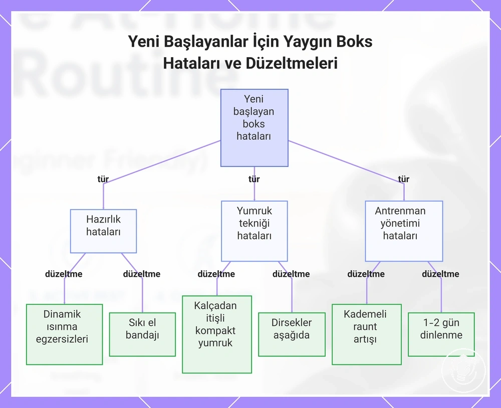 Yeni Başlayanlar İçin Yaygın Boks Hataları ve Düzeltmeleri